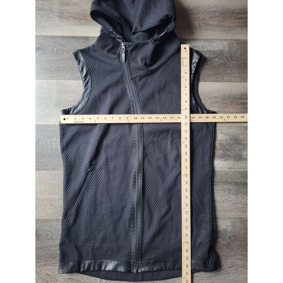 Adidas James Harden Crazy X Mesh Hoodie Medium Black Faux Leather Accents - Picture 8 of 8